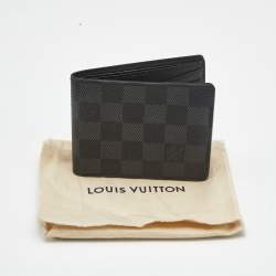 Pre Owned Louis Vuitton Damier Graphite Slender Wallet