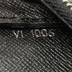 Pre Owned Louis Vuitton Baikal Black Taiga Leather Clutch