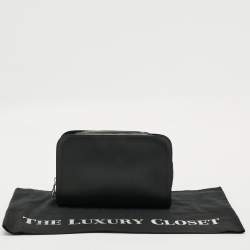 Pre Owned Louis Vuitton Baikal Black Taiga Leather Clutch