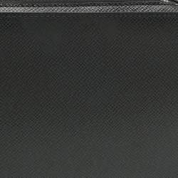 Pre Owned Louis Vuitton Baikal Black Taiga Leather Clutch