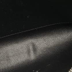 Pre Owned Louis Vuitton Baikal Black Taiga Leather Clutch