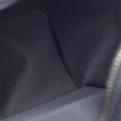 Pre Owned Louis Vuitton Black Monogram Shadow Leather Wash Bag