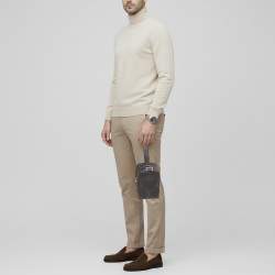 Pre Owned Louis Vuitton Black Monogram Shadow Leather Wash Bag