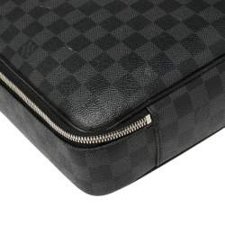 مملوكة مسبقًا حقيبة عمل لوي فيتون ستييف كانفاس دامييه غرافايت