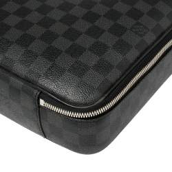 مملوكة مسبقًا حقيبة عمل لوي فيتون ستييف كانفاس دامييه غرافايت