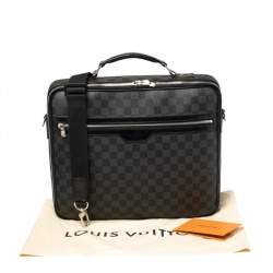 مملوكة مسبقًا حقيبة عمل لوي فيتون ستييف كانفاس دامييه غرافايت