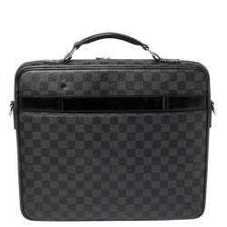 مملوكة مسبقًا حقيبة عمل لوي فيتون ستييف كانفاس دامييه غرافايت