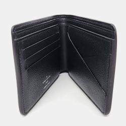 مملوكة مسبقًا Louis Vuitton Black Leather Epi Multiple Wallet