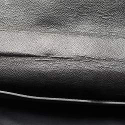 Pre Owned Louis Vuitton Robusto 1 Compartment Black Leather Briefcase