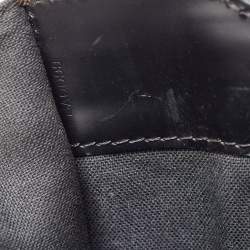 Pre Owned Louis Vuitton Robusto 1 Compartment Black Leather Briefcase