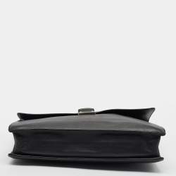 Pre Owned Louis Vuitton Robusto 1 Compartment Black Leather Briefcase