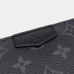 Pre Owned Louis Vuitton Black PVC Eclipse Alpha Wearable Wallet
