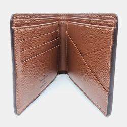 Pre Owned Louis Vuitton Brown PVC Monogram Multiple Wallet