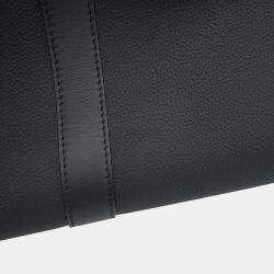 Pre Owned Louis Vuitton Lock It GM Black Taurillon Leather Top Handle Bag