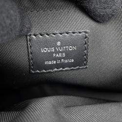 Pre Owned Louis Vuitton Steamer Messenger Noir M45585 Monogram Eclipse Canvas Shoulder Bag