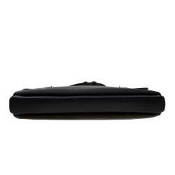 Louis Vuitton Black Fabric and Taiga Leather Saratov GM Messenger Bag