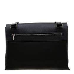 Louis Vuitton Black Fabric and Taiga Leather Saratov GM Messenger Bag