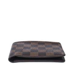 Pre Owned Louis Vuitton Damier Ebene Canvas Multiple Bifold Wallet