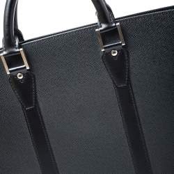 مملوكة مسبقًا Louis Vuitton Black Taiga Leather Lozan Briefcase