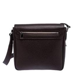 مملوكة مسبقًا Louis Vuitton Brown Taiga Leather Roman PM Bag