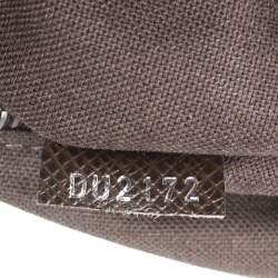 Louis Vuitton Dark Brown Taiga Leather Roman PM Bag 