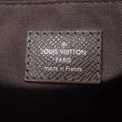 Louis Vuitton Dark Brown Taiga Leather Roman PM Bag 