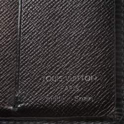 Pre Owned محفظة لوي فيتون جلد ايبي سوداء