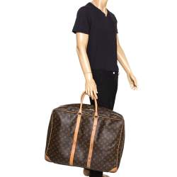 LOUIS VUITTON Sirius 55 Monogram Canvas Suitcase Travel Bag - E5208 
