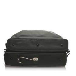 Pre Owned حقيبة لوي فيتون Santore Ardoise Garment Travel نايلون خضراء