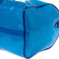 Louis Vuitton Blue Monogram Prism Keepall Bandouliere 50 Bag