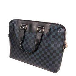 مملوكة مسبقًا   حقيبة لوي فيتون بورت دوكومنتز كانفاس غرافيتي دامييه