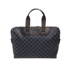 مملوكة مسبقًا   حقيبة لوي فيتون بورت دوكومنتز كانفاس غرافيتي دامييه