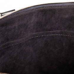 مملوكة مسبقًا   حقيبة لوي فيتون بورت دوكومنتز كانفاس غرافيتي دامييه