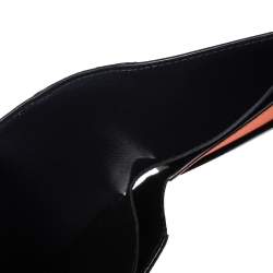 Pre Owned Louis Vuitton Blue/Grey Epi Leather and Damier Graphite Canvas Patchwork Multiple Wallet