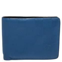 Louis Vuitton Blue Damier Infini Leather Slender Wallet Louis