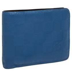 Pre Owned محفظة لوي فيتون سليندر جلد انفيني دامييه زرقاء