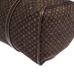 Louis Vuitton Monogram Mini Lin Initiales Keepall Bag