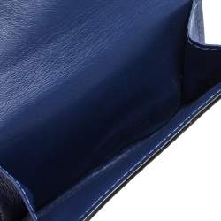 Pre Owned Louis Vuitton Cobalt Monogram Taigarama Discovery Compact Wallet