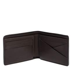 Louis Vuitton Brown Damier Embossed Leather Multiple Wallet