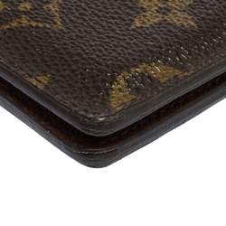 Pre Owned مفكرة لوي فيتون جيب كانفاس مونوغرامية