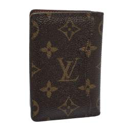 Pre Owned مفكرة لوي فيتون جيب كانفاس مونوغرامية