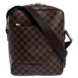 Shop for Louis Vuitton Damier Ebene Canvas Leather Olav PM Messenger Bag -  Shipped from USA