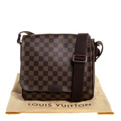 مملوكة مسبقًا حقيبة لوي فيتون ديستريكت كانفاس دامييه إيبين صغيرة