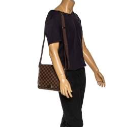 مملوكة مسبقًا حقيبة لوي فيتون ديستريكت كانفاس دامييه إيبين صغيرة