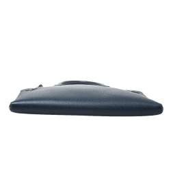 Pre Owned Louis Vuitton Blue Ardoise Taiga Leather Slim Document Briefcase