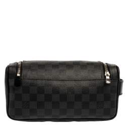 مملوكة مسبقًا حقيبة صغيرة لوي فيتون توايلري كانفاس دامييه غرافايت