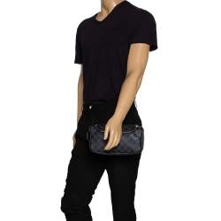 مملوكة مسبقًا حقيبة صغيرة لوي فيتون توايلري كانفاس دامييه غرافايت