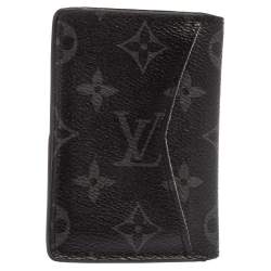 Pre Owned Louis Vuitton Monogram Eclipse Canvas Pocket Organizer