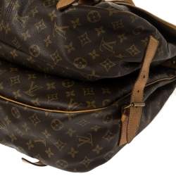 Pre Owned Louis Vuitton Monogram Canvas Saumur 43 Bag