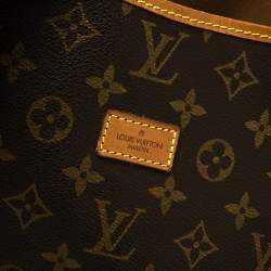 Pre Owned Louis Vuitton Monogram Canvas Saumur 43 Bag